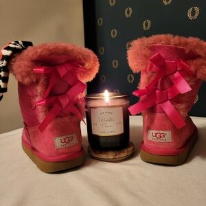 UGG Pink Boots with Bows